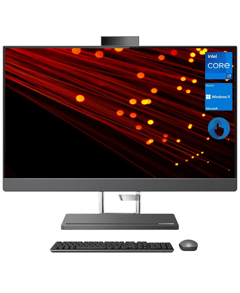 Lenovo IdeaCentre Aio 5 27" Daily All-in-One Intel Core i7 12700H 8GB Ram 256GB Ssd Storage Windows 11 Home Qhd Touchscreen 100Hz - Black