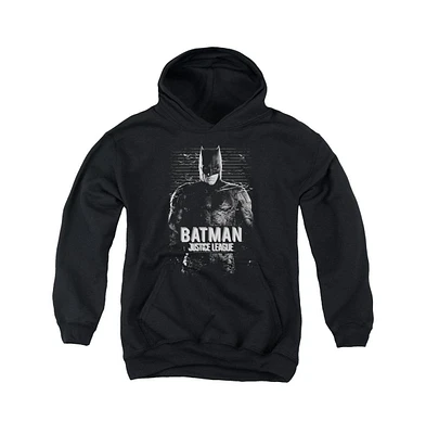 Justice League Movie Youth Batman Pull Over Hoodie / Hooded Sweatshirt