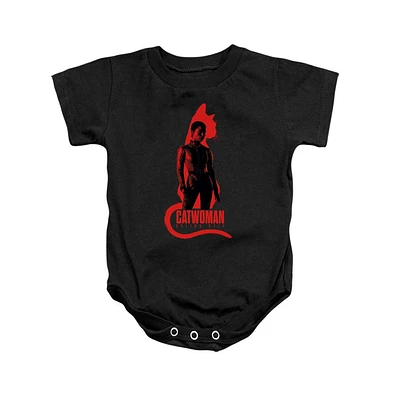 Batman Baby Girls The Selina Kyle Cat Silhouette Snapsuit