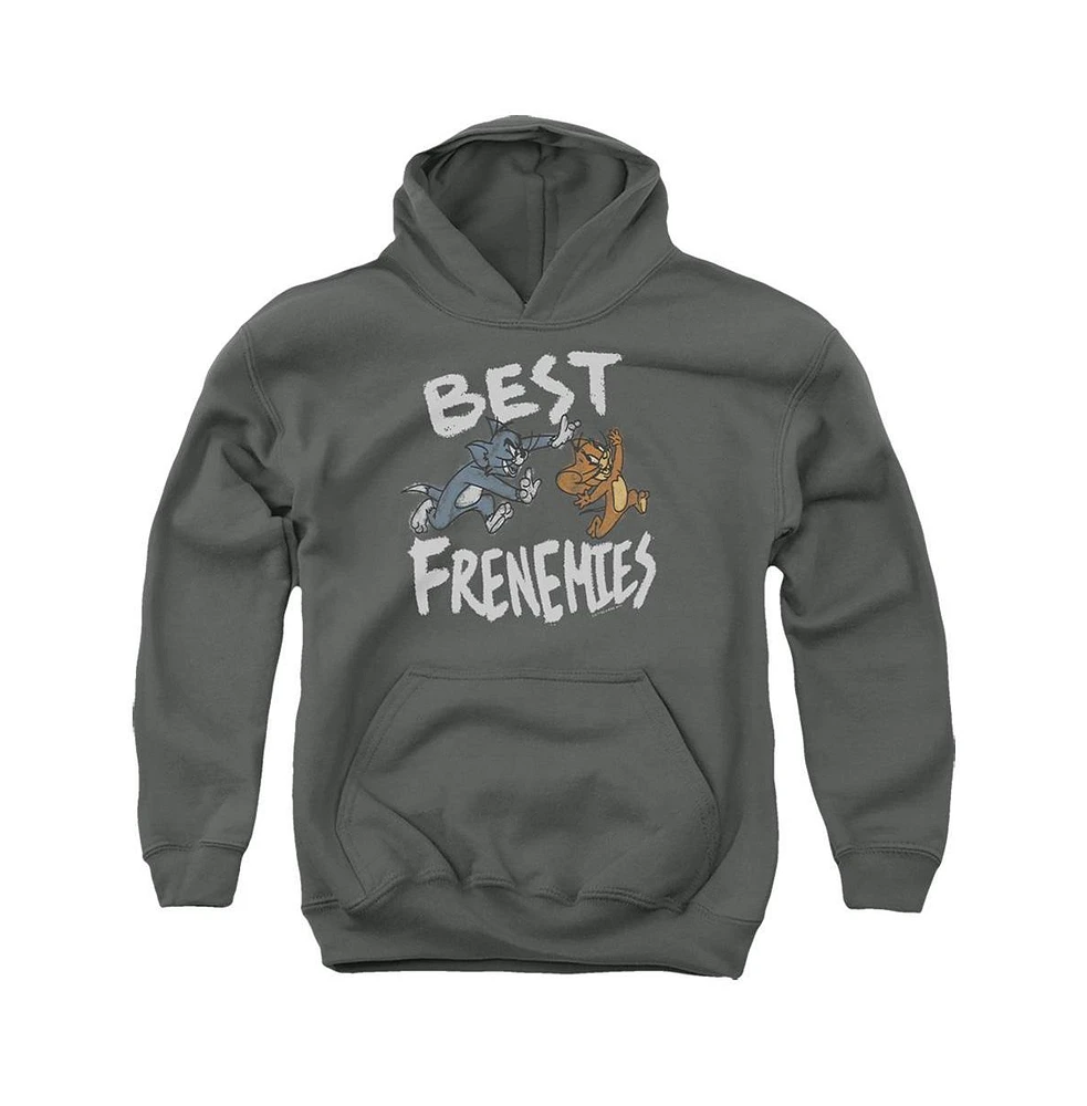 Tom And Jerry Boys Movie Youth Best Frenemies Pull Over Hoodie / Hooded Sweatshirt