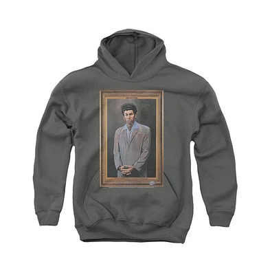 Seinfeld Boys Youth Kramer Portrait Pull Over Hoodie / Hooded Sweatshirt