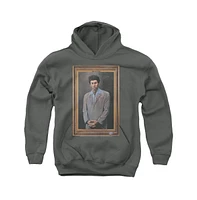 Seinfeld Boys Youth Kramer Portrait Pull Over Hoodie / Hooded Sweatshirt