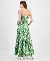 Taylor Women's Printed Tiered Maxi Dress