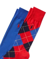 Polo Ralph Lauren Men's Argyle Slack Socks, 2-Pack