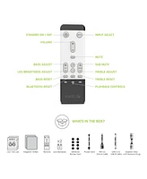 Kanto Tuk Premium Powered Bookshelf Speakers with Headphone Out, Usb Dac, Dedicated Phono Pre-amp, & Bluetooth - Pair