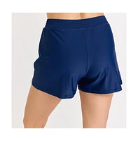 Calypsa Women's Classic Fit Swim Shorts With Panty