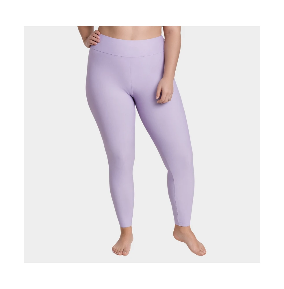 Calypsa Plus Size Long Swim Leggings