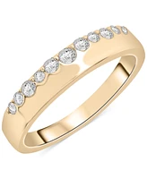 Audrey by Aurate Diamond Scatter Band (1/4 ct. t.w.) in Gold Vermeil, Created for Macy's