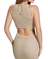 Guess Women's Lana Sleeveless Mesh Dress