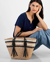 Style & Co Straw Tote, Created for Macy's