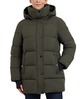 Bcbgmaxazria Women's Hooded Puffer Coat