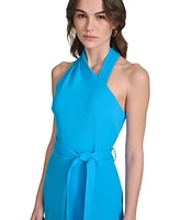 Calvin Klein Women's Belted Sheath Dress