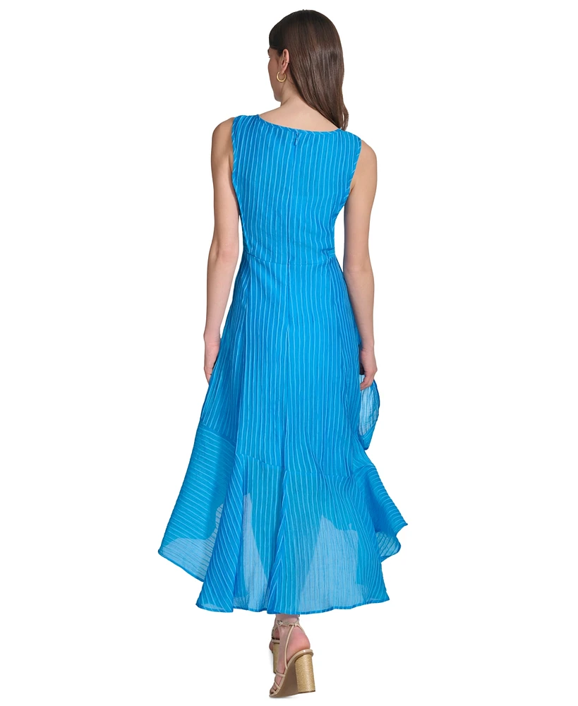 Calvin Klein Women's High-Low A-Line Dress