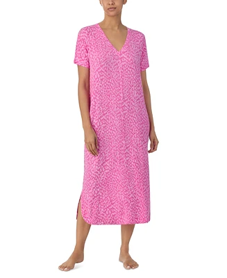 Sanctuary Women's Printed Short-Sleeve Nightgown