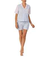 Sanctuary Women's 2-Pc. Cotton Boxer Pajamas Set