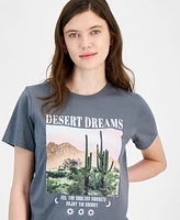 Rebellious One Juniors' Desert Dreams Graphic-Print Tee