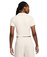 Nike Women's Sportswear Essential Short-Sleeve Polo Top