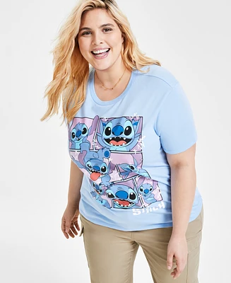 Disney Trendy Plus Stitch Graphic Print T-Shirt