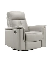 Homelegance Emillia 36" Leather Swivel Glider Reclining Chair