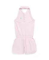 Polo Ralph Lauren Toddler and Little Girls Stretch Mesh Halter Romper