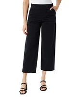 Gloria Vanderbilt Women's Shape-Effect Wide-Leg Cropped Pants