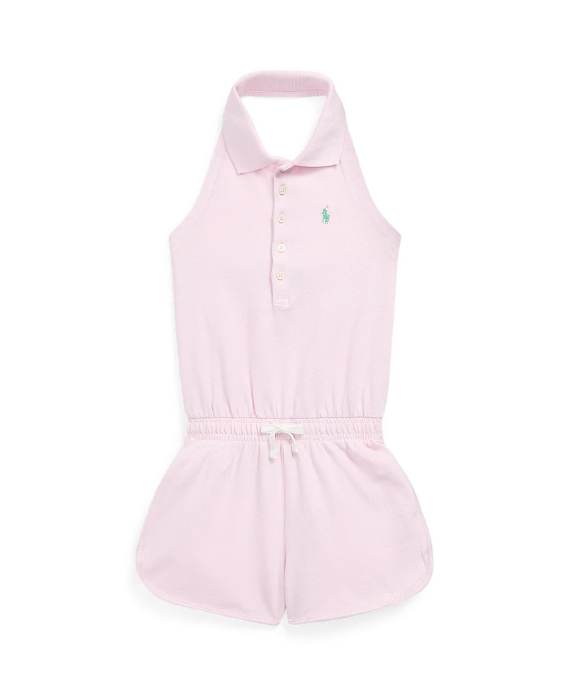 Polo Ralph Lauren Toddler and Little Girls Stretch Mesh Halter Romper