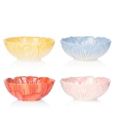 Godinger Flower Power Set of Four Bowls