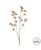 Vickerman 26" Artificial Beige Anne Lace Spray. Includes 4 sprays per pack.