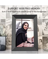 Eco4Life 8" WiFi Digital Photo Frame with Auto Rotation and Photos/Videos sharing