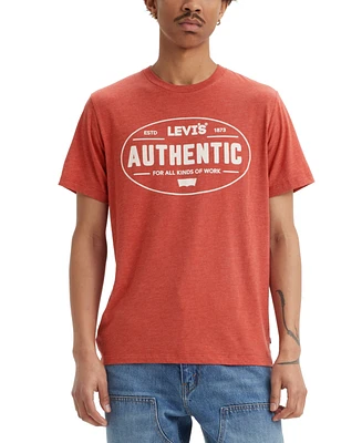Levi's Men's Authentic Standard-Fit Logo Graphic T-Shirt