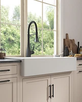 30 L X 19 W Farmhouse/Apron Front Ceramic Kitchen Sink