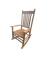 Balcony Porch Adult Rocking Chair Brown