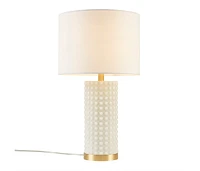 Grace Ivy Textured Dot Table Lamp