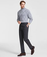 Calvin Klein Men's Slim-Fit Plaid Dress Fall Pants