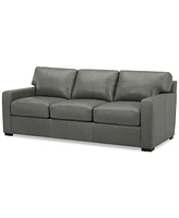 Radley 74" Leather Apartment Sofa, Created for Macy's