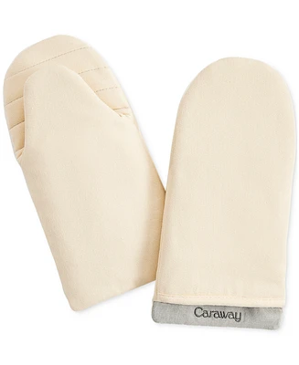Caraway 2-Pc. Cotton Double-Layered Oven Mitt Set