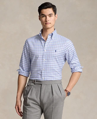 Polo Ralph Lauren Men's Classic-Fit Plaid Oxford Shirt