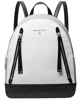 Michael Michael Kors Brooklyn Logo Medium Backpack