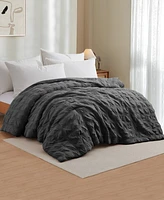 Unikome Crinkle Textured Down Alternative Comforter