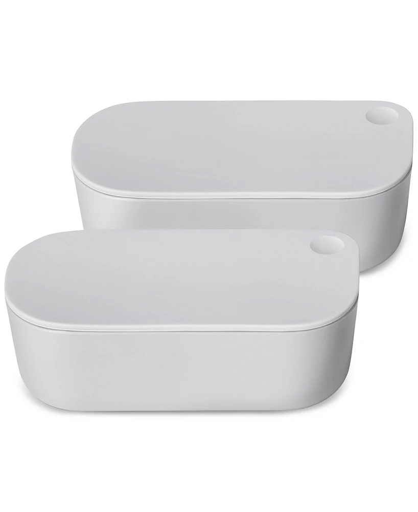 Caraway 2-Pc. Dash Nonstick Glass Ramekin & Lid Set