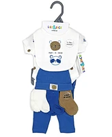 Rock A Bye Baby Boutique Boys 10 Piece Layette Set, Blue Bear
