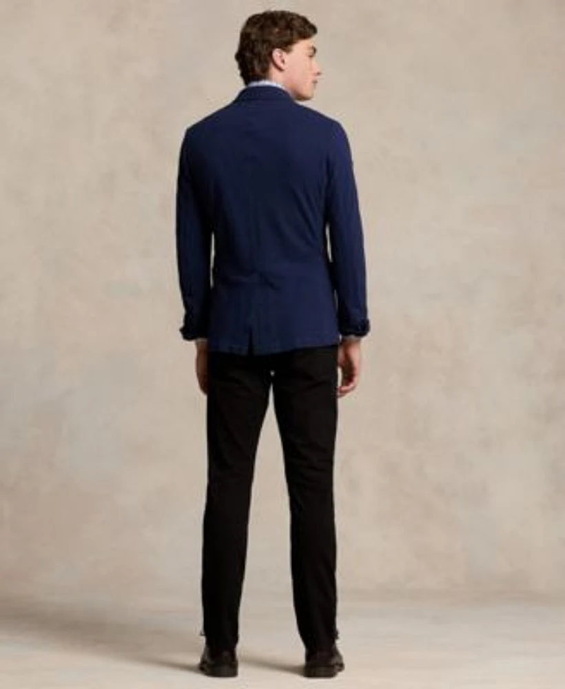 Polo Ralph Lauren Mens Mesh Blazer Dress Shirt Silk Tie Stretch Jeans Oxford Shoes
