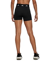 adidas Women's Techfit Elastic-Waist Biker Shorts