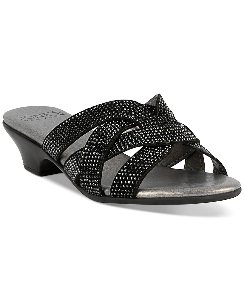 Jones New York Women's Enny Strappy Embellished Dress Sandals