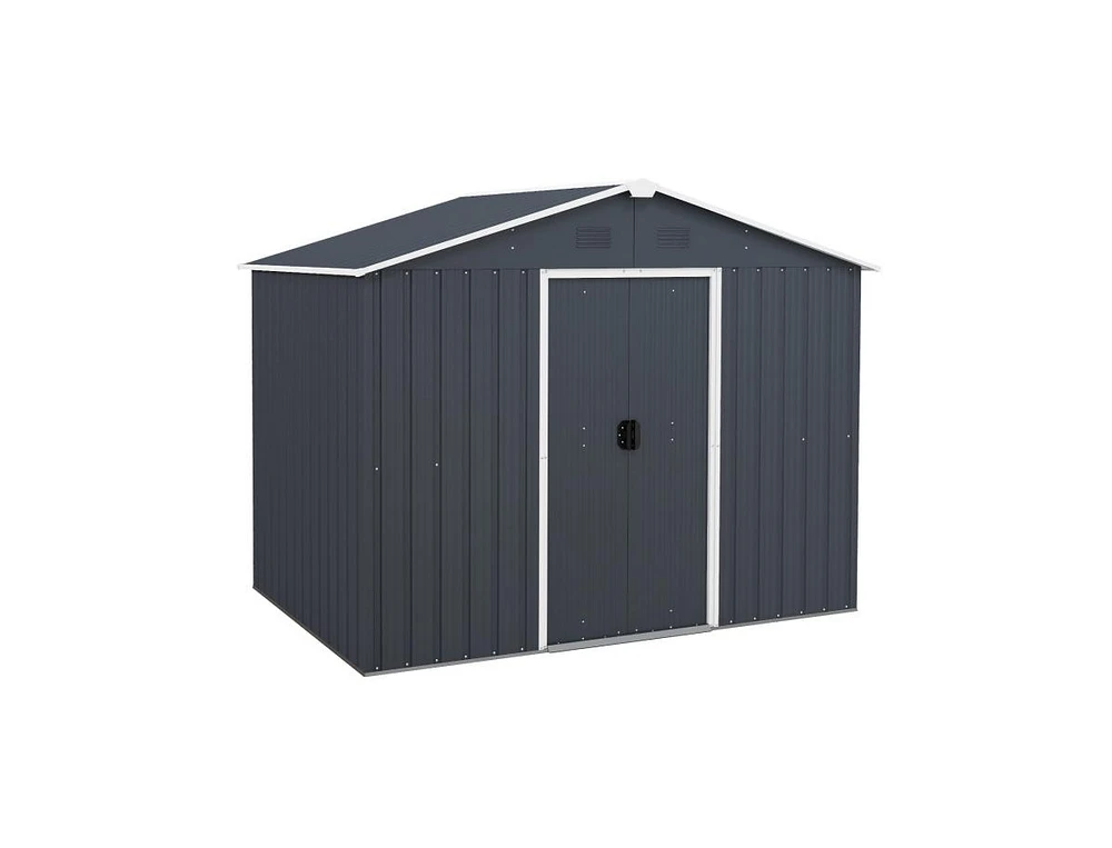 Slickblue Outside Storage Shed with Lock Air Window