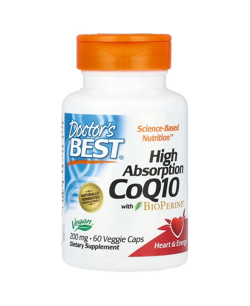 Doctor's Best High Absorption CoQ10 with BioPerine mg - Veggie Caps