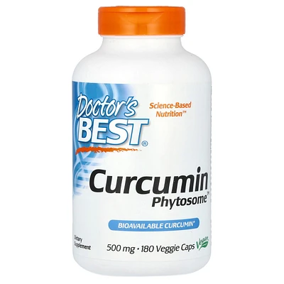 Doctor's Best Curcumin Phytosome with Meriva, 500 mg, 180 Veggie Caps - Assorted Pre