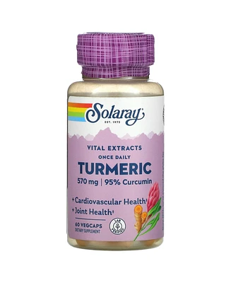 Solaray Once Daily Turmeric 570 mg - 60 VegCaps - Assorted Pre
