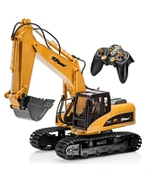 Top Race Remote Control Excavator Construction Tractor