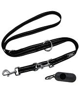 Ddoxx Reflective Nylon Dog Leash and Adjustable